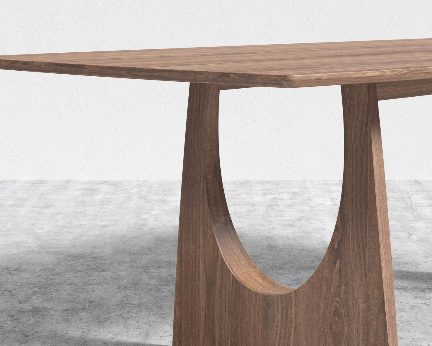 Arco Extendable Dining Table - Walnut Veneer