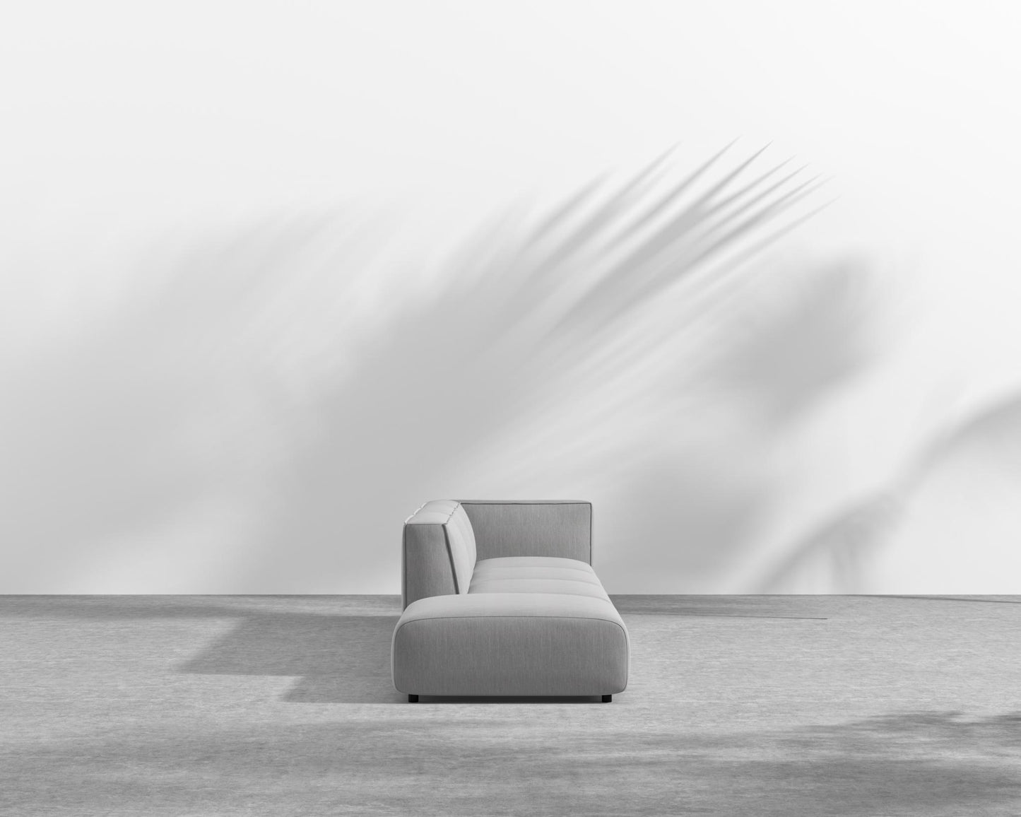 Arya Outdoor Modular Sectional - Open Left, Outdoor Fabric - Encino