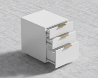 Augustus Storage Unit - Glossy White Lacquer