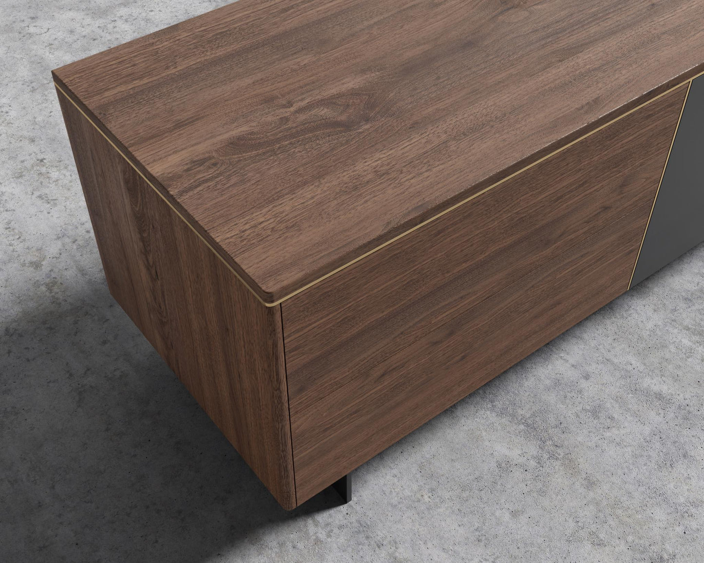Augustus TV Stand - Walnut