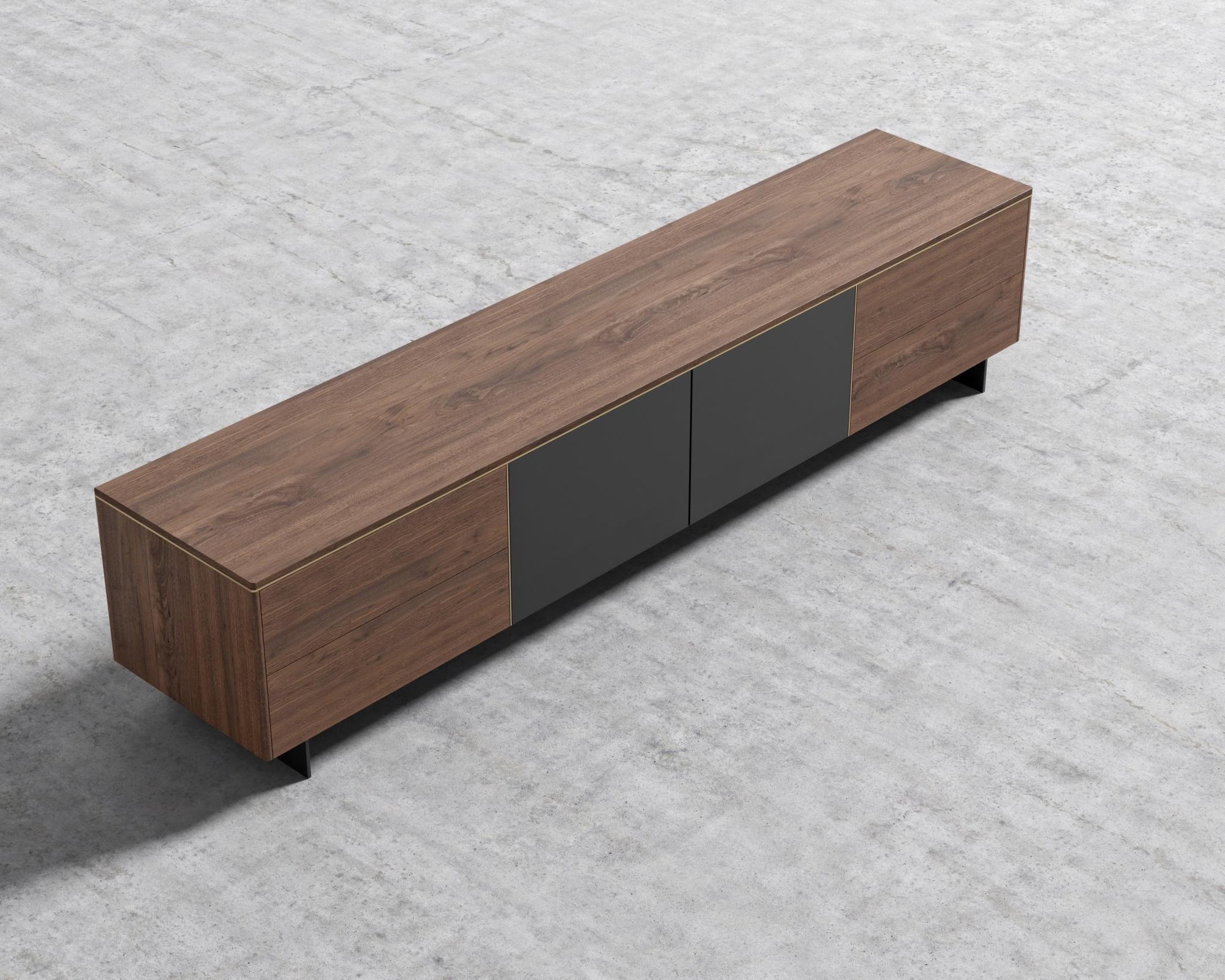 Augustus TV Stand - Walnut