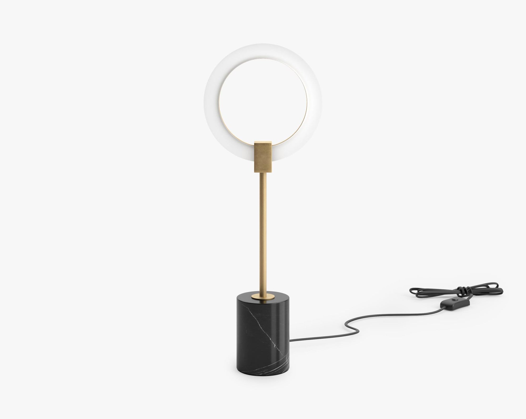 Aura Table Lamp - Black Marble
