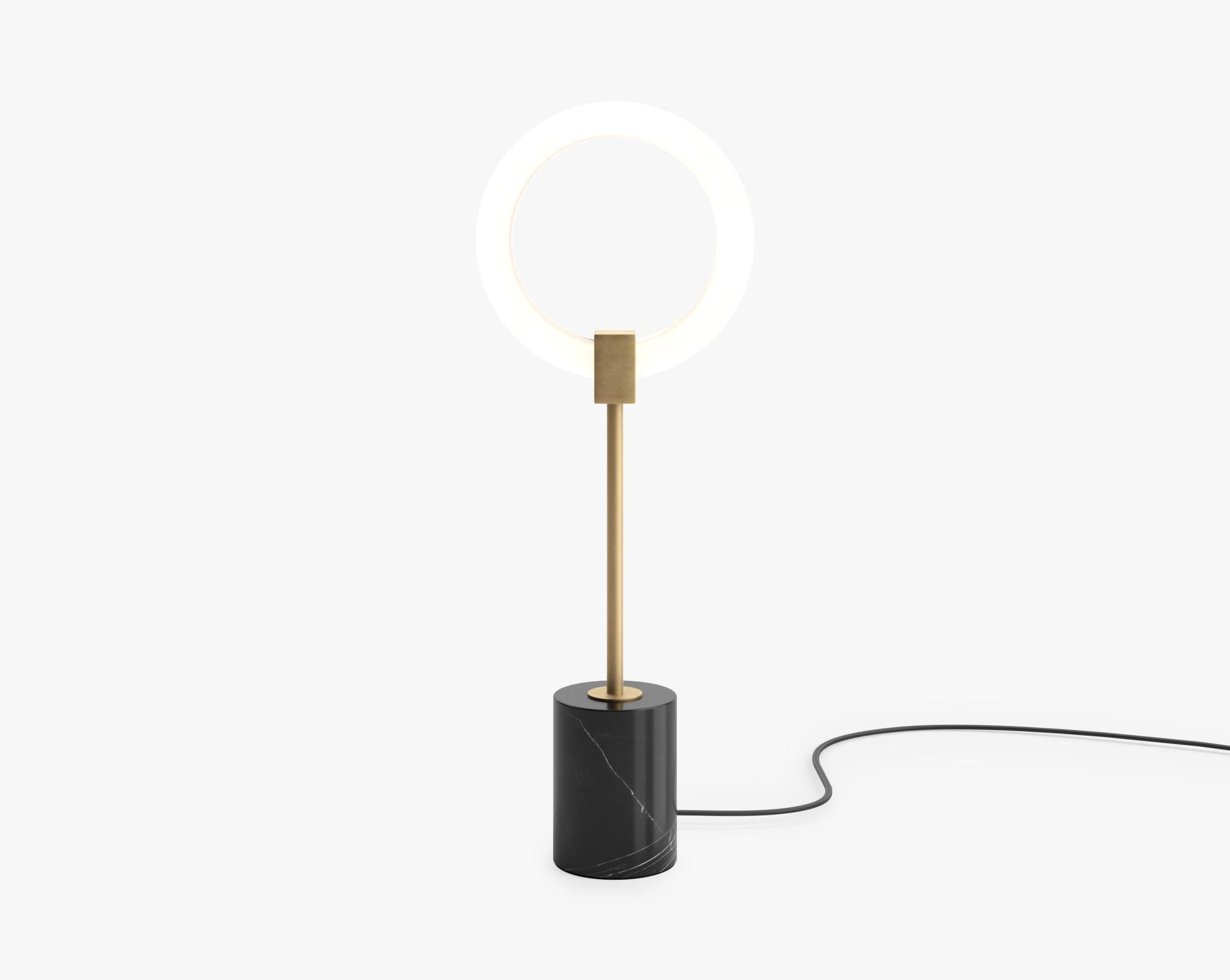 Aura Table Lamp - Black Marble