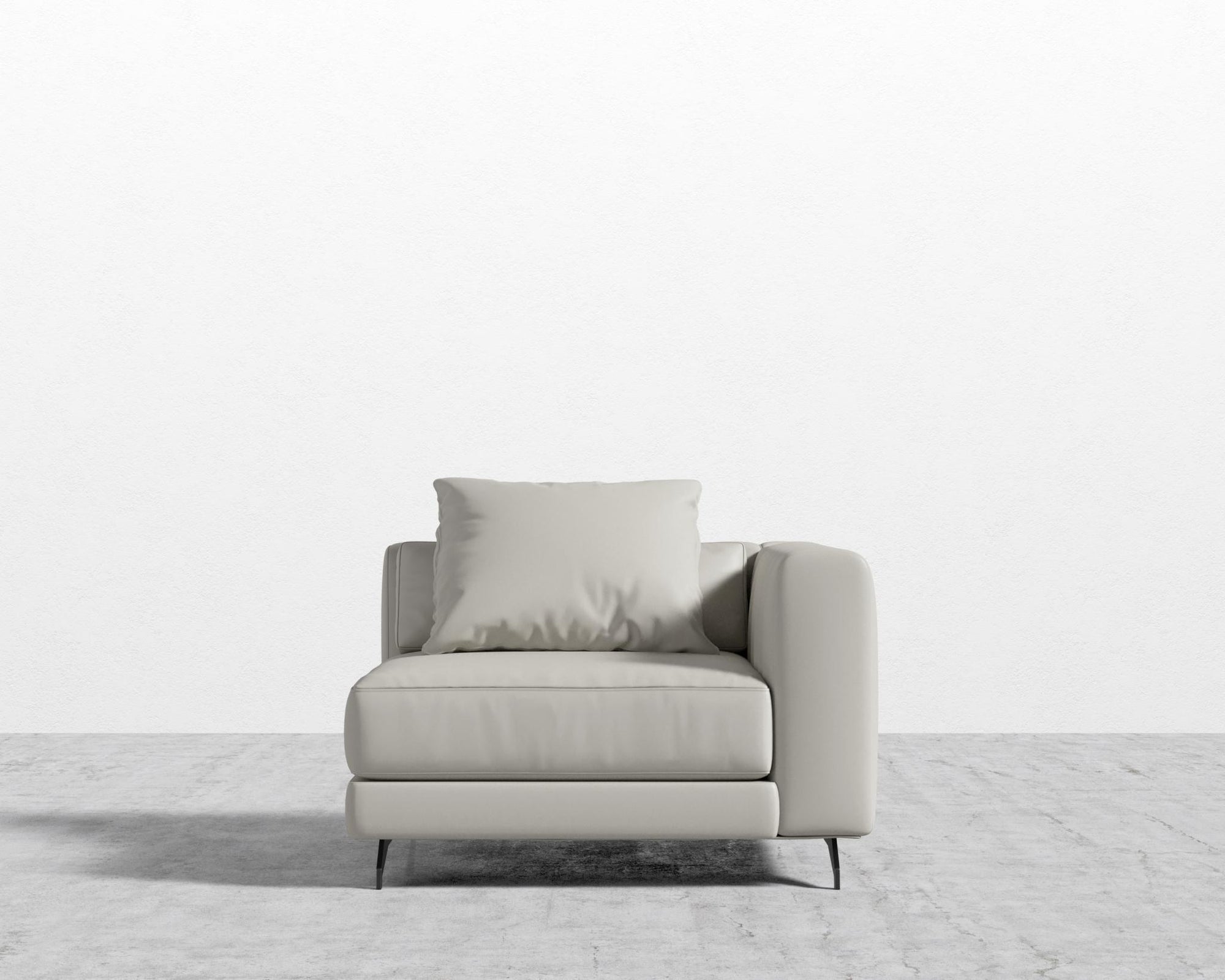 Berlin Corner - Black - Berlin, Microfiber Leather - Trento Taupe