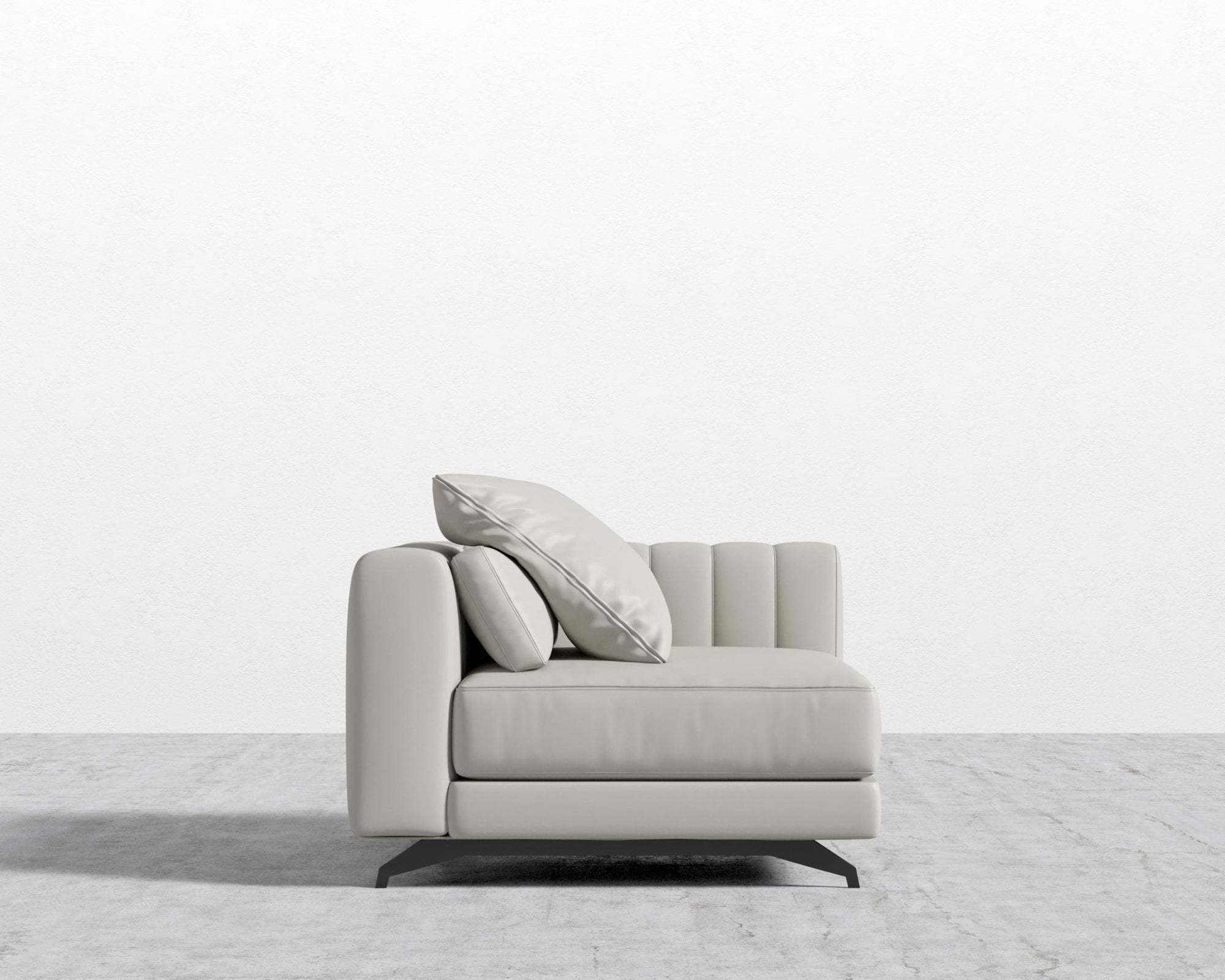 Berlin Corner - Black - Berlin, Microfiber Leather - Trento Taupe