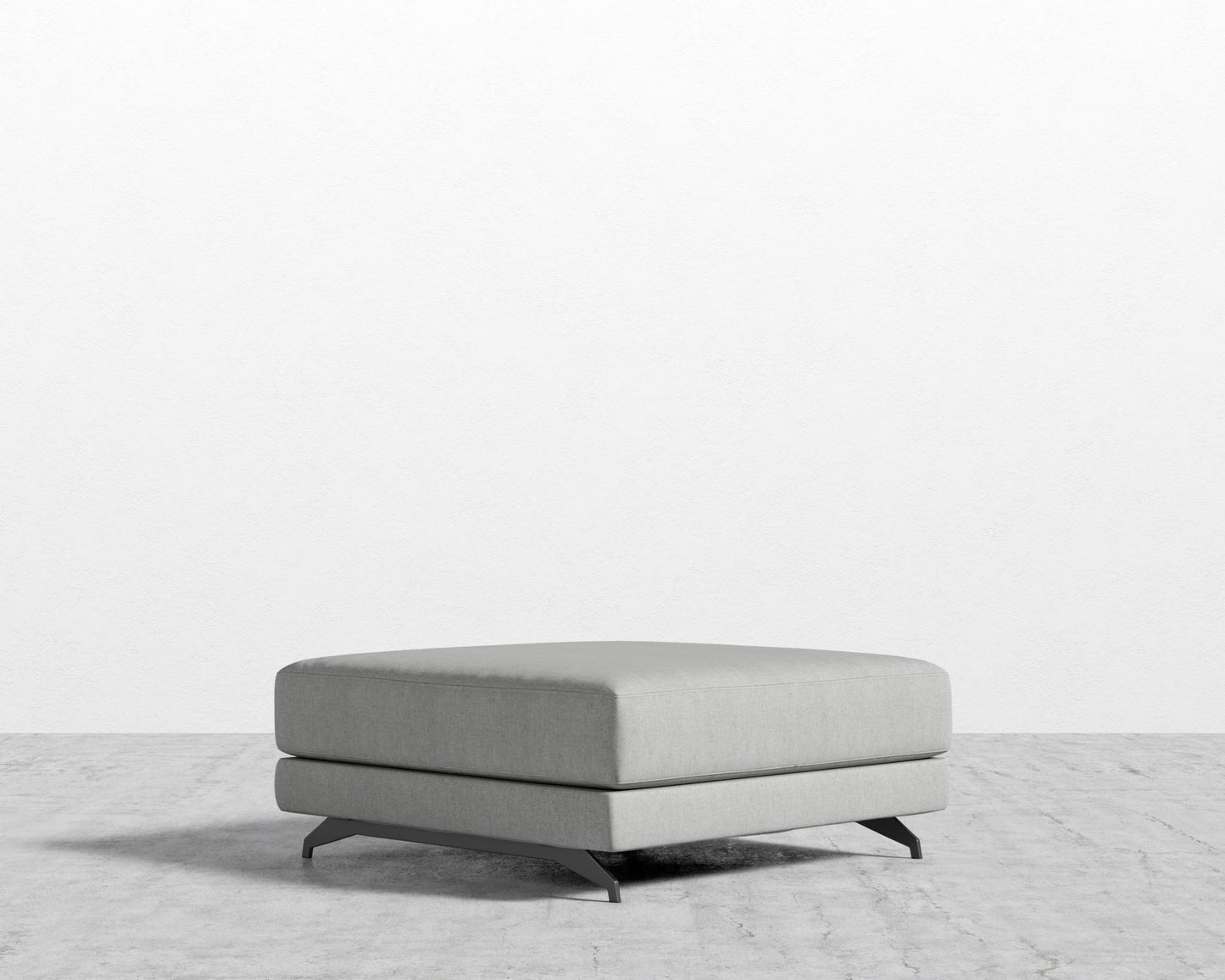 Berlin Ottoman - Black - Berlin, Modern Felt - Malmo