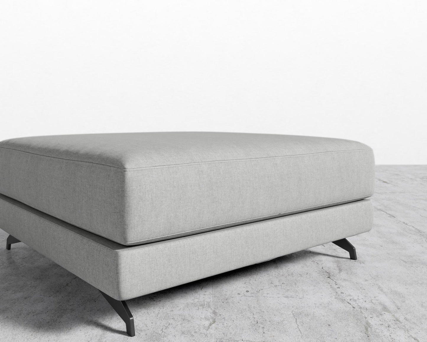 Berlin Ottoman - Black - Berlin, Modern Felt - Malmo