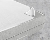 Dresden Sleeper Sofa - Walnut Side Table, Modern Felt - Malmo