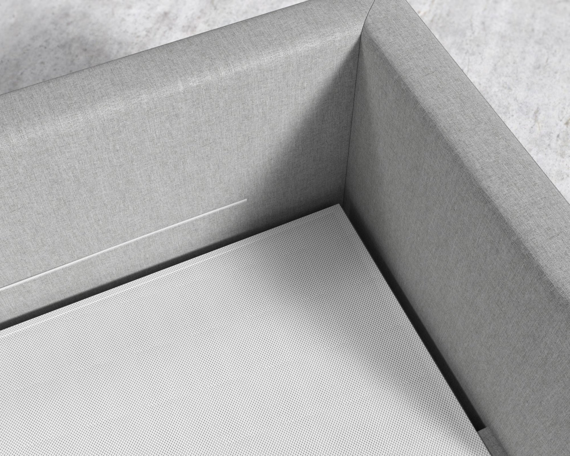 Dresden Sleeper Sofa - Walnut Side Table, Modern Felt - Malmo