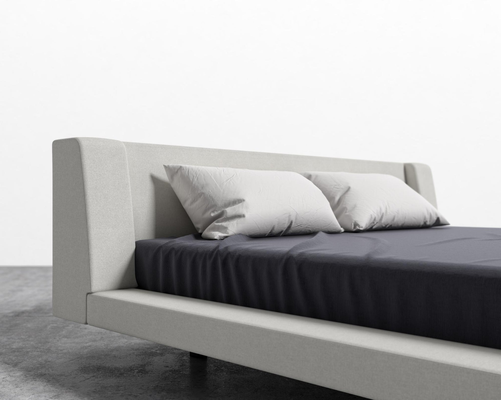 Harper Bed - Cal King, Modern Felt - Alesund