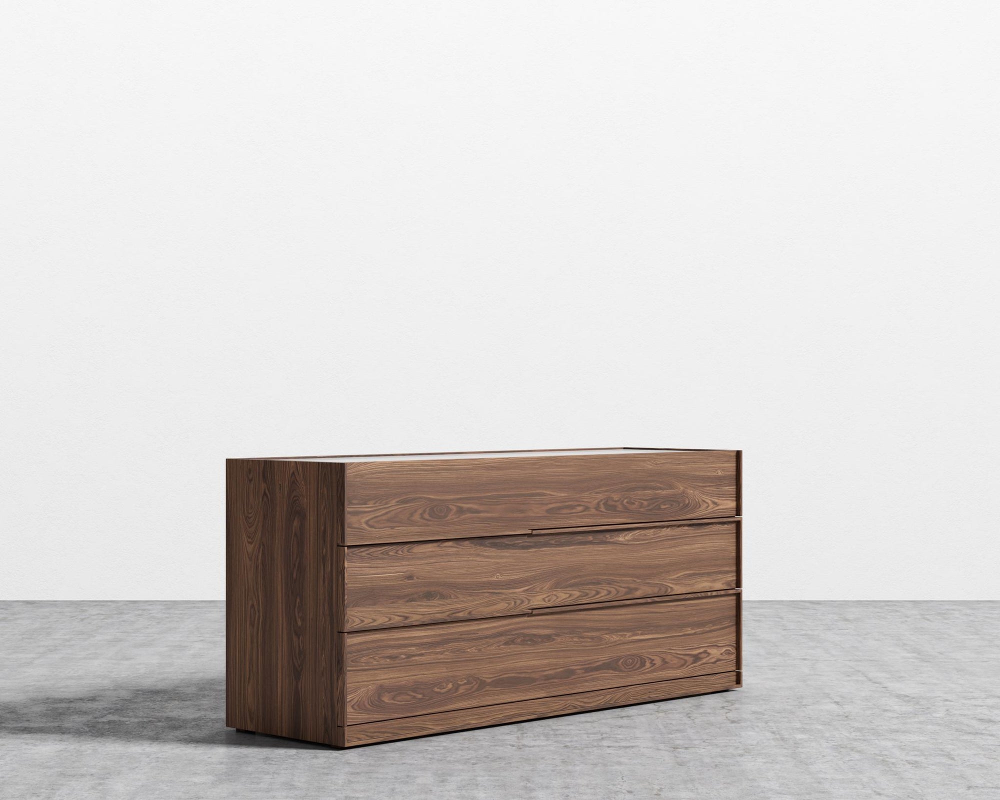 Hunter Wide Dresser - 60" | 152cm, Walnut Veneer
