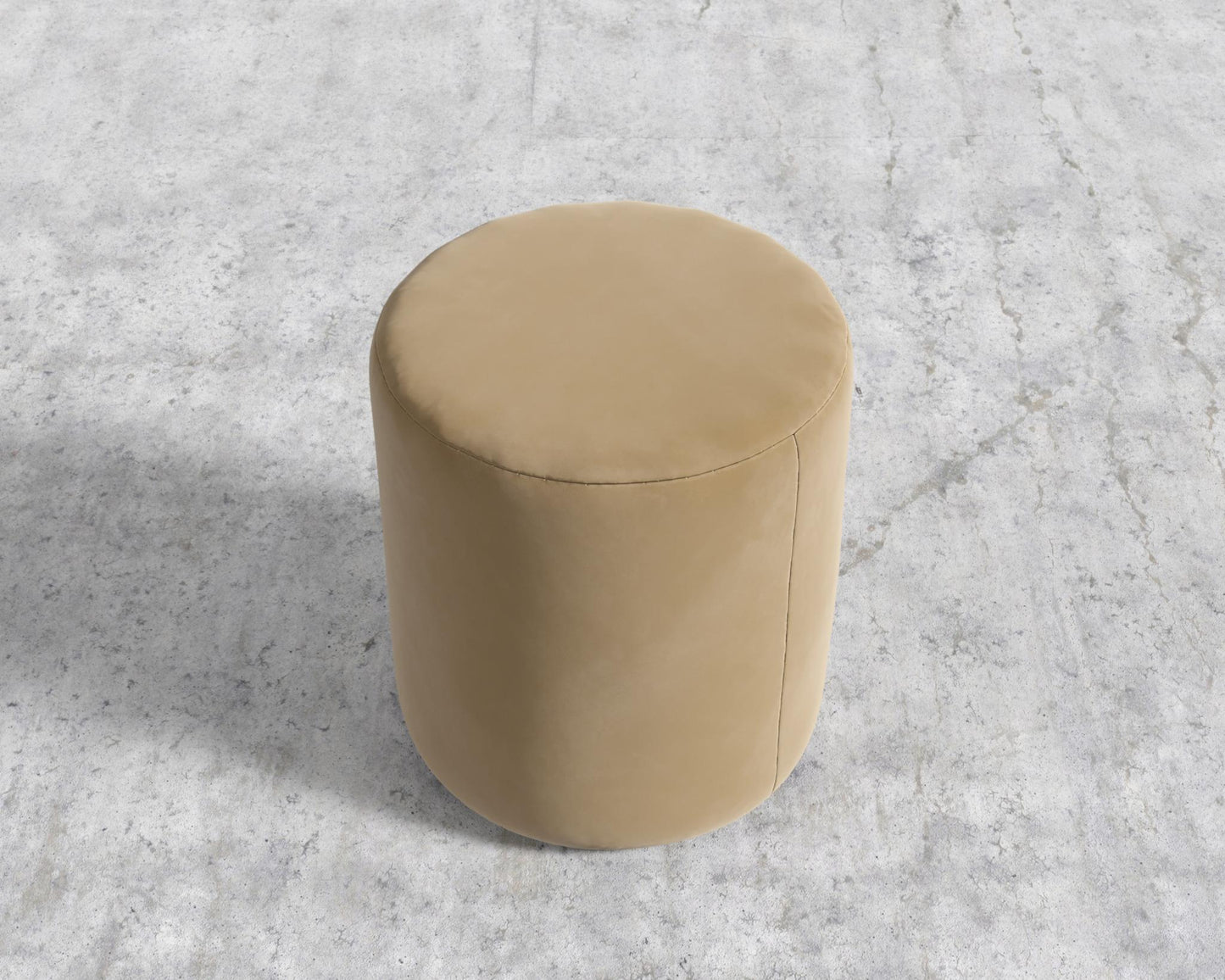 Nova Pouf - Plush Velvet - Dune