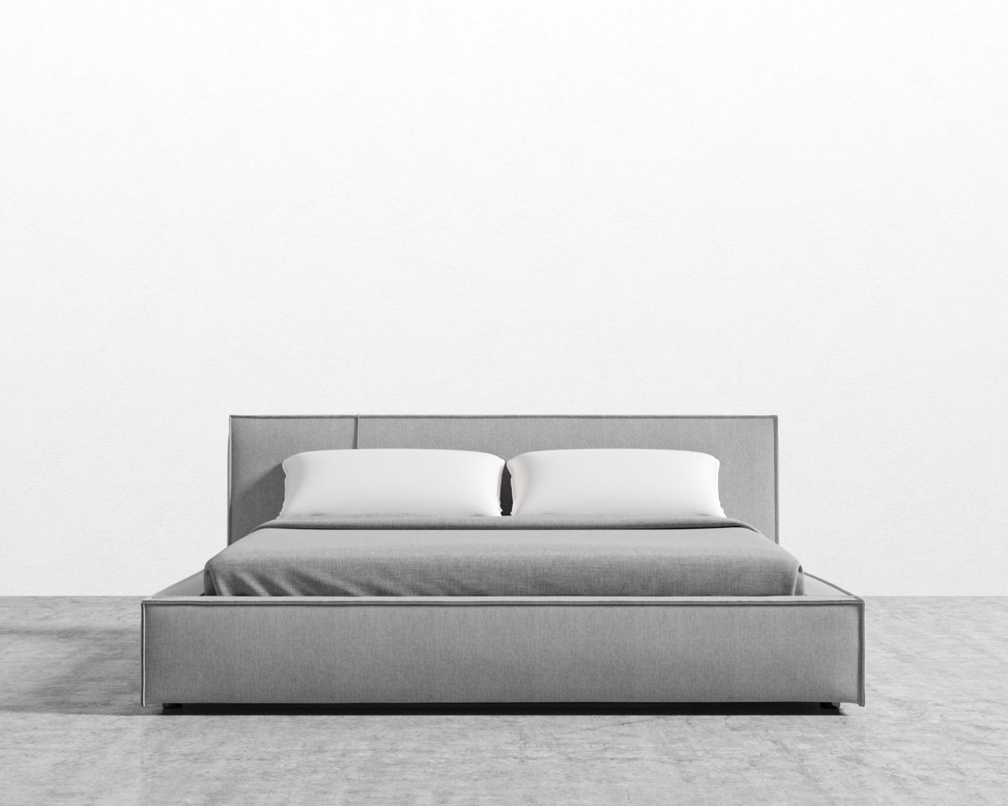 Porter Bed - 1x Side Extension, Cal King, Modern Felt - Malmo