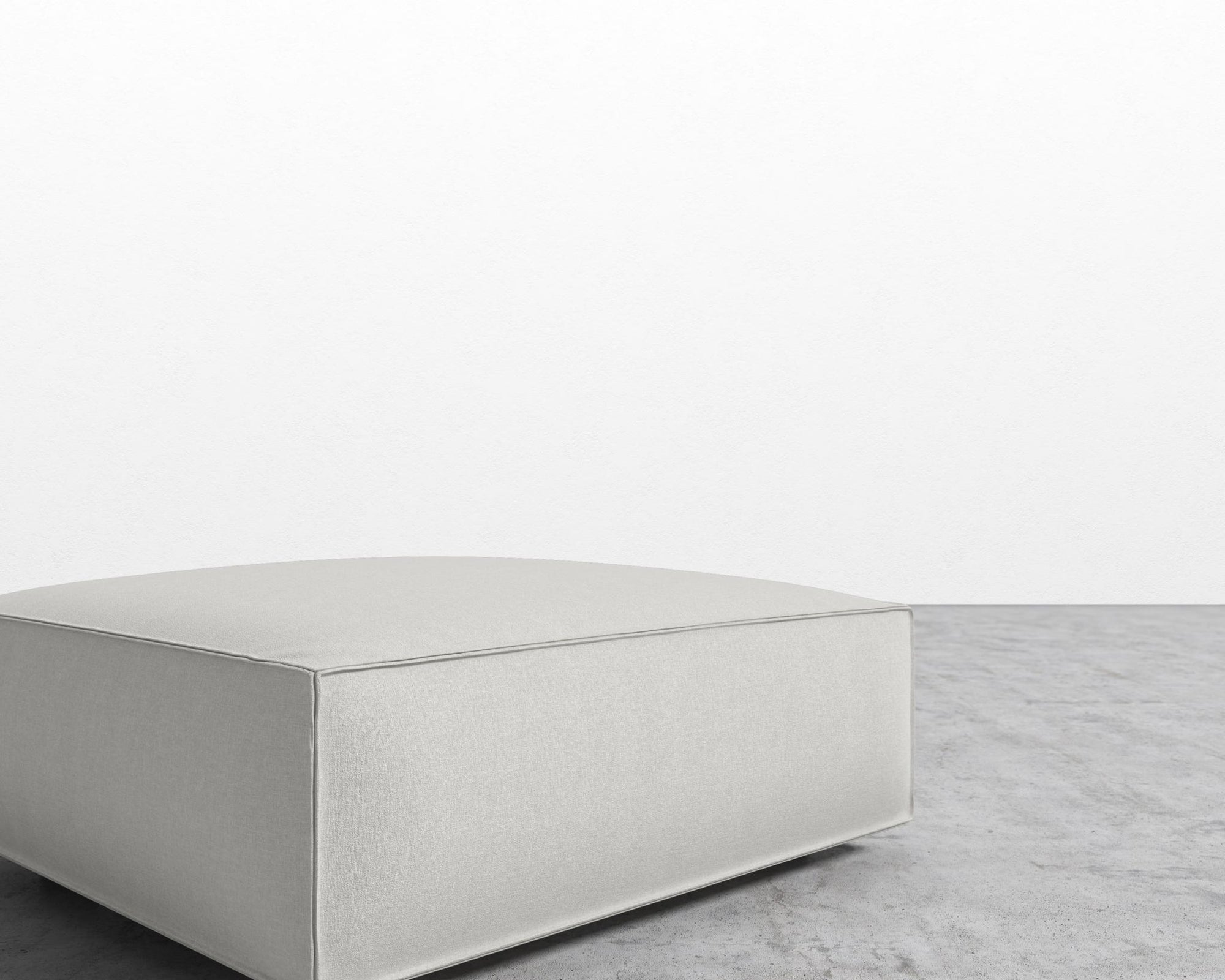 Porter Ottoman - Black Feet, Modern Felt - Alesund