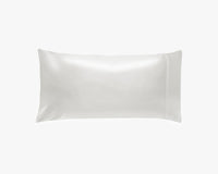 Mulberry Charmeuse Silk Pillowcase - Mulberry Charmeuse Silk - Ivory, Queen