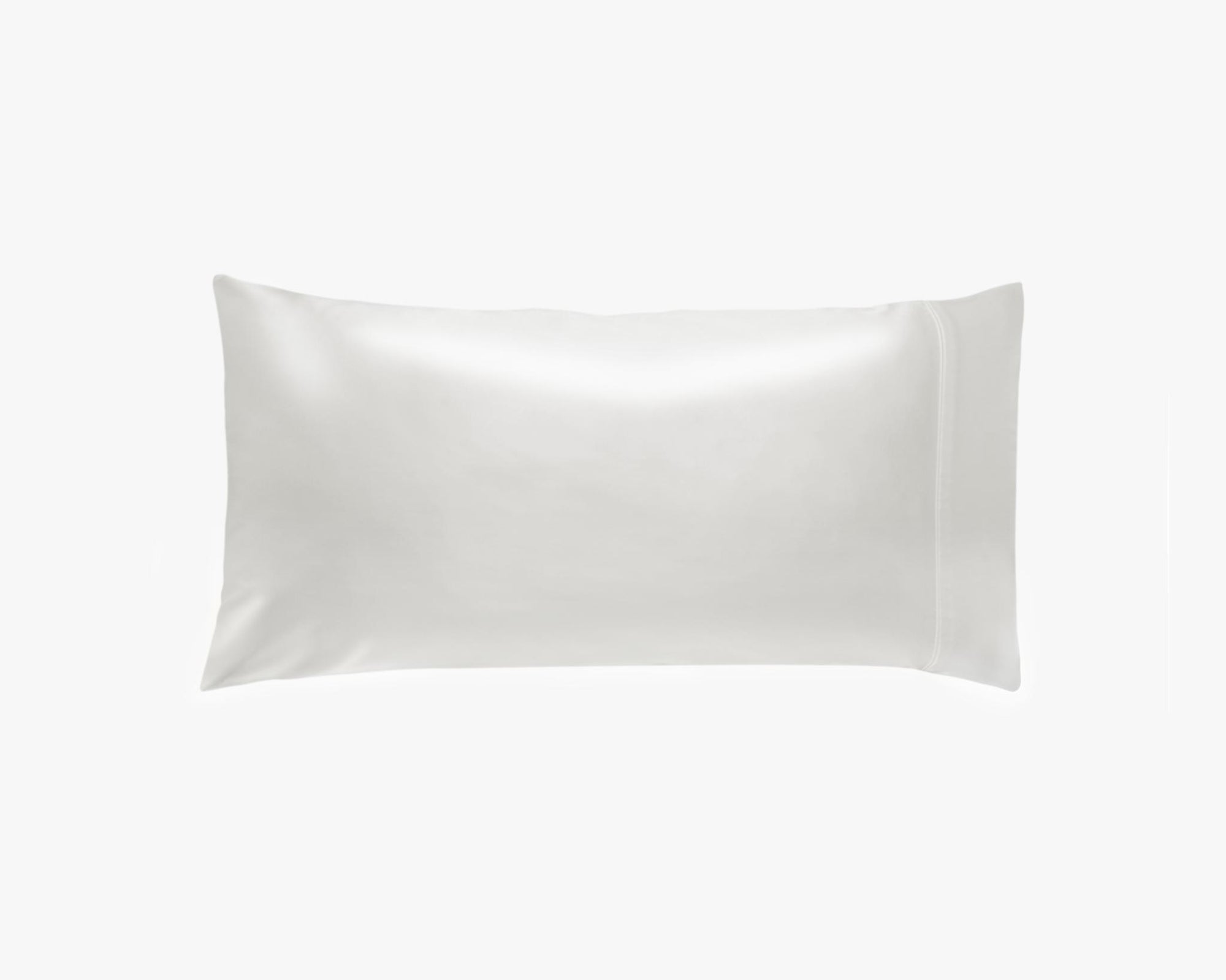 Mulberry Charmeuse Silk Pillowcase - Mulberry Charmeuse Silk - Ivory, Queen