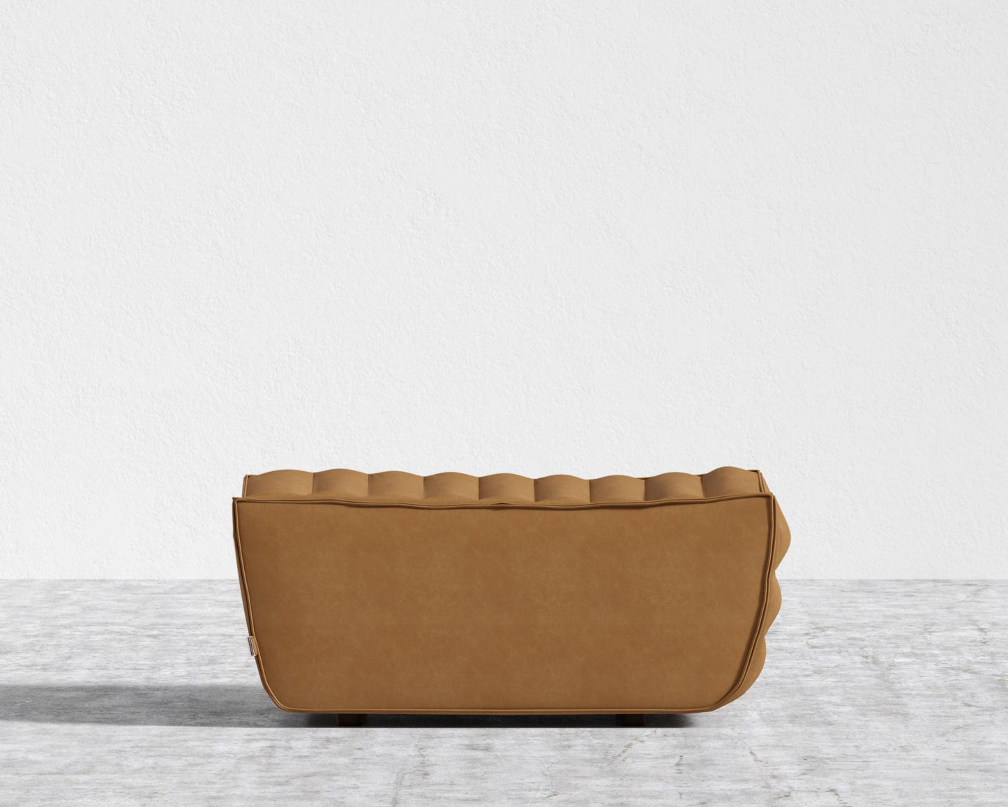 Tanner Ottoman - Microfiber Leather - Trento Morocco