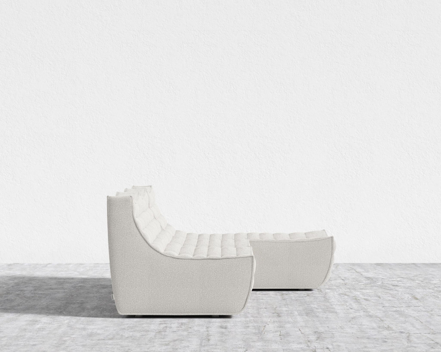 Tanner Sectional Sofa - Chatou Bouclé - Pearl