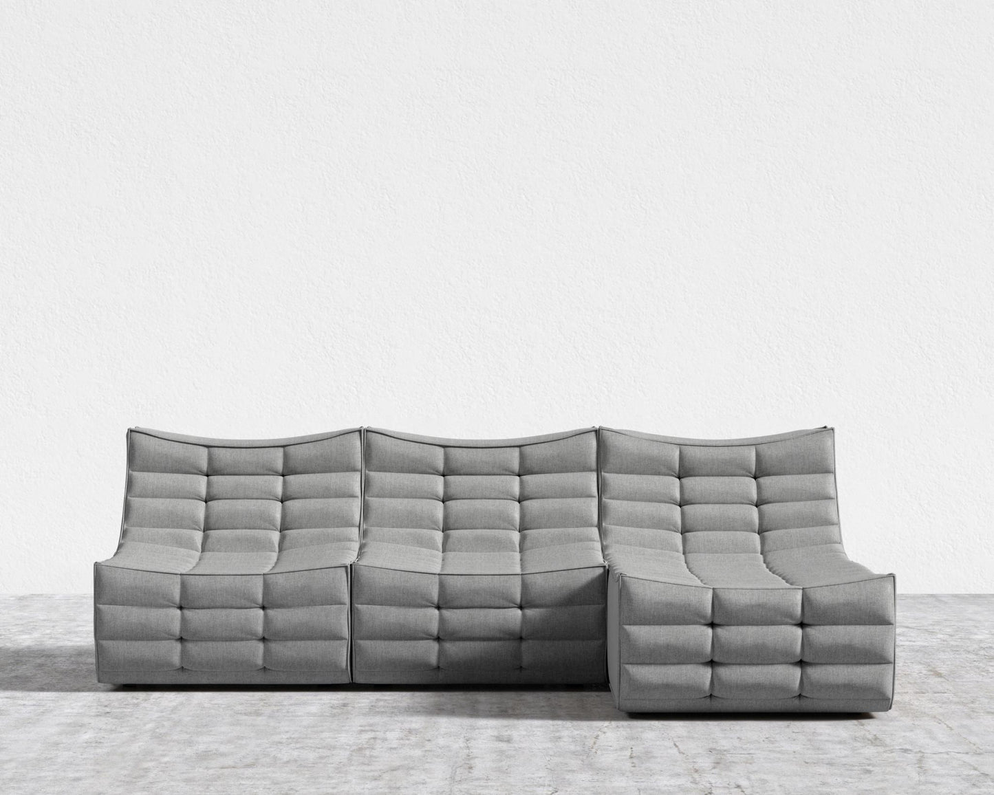 Tanner Sectional Sofa - Modern Felt - Malmo