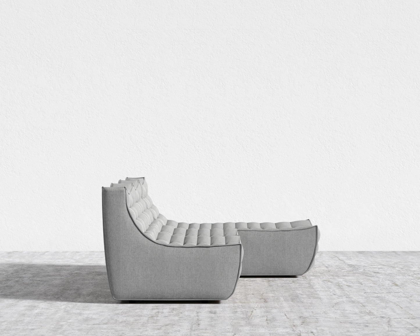 Tanner Sectional Sofa - Modern Felt - Malmo