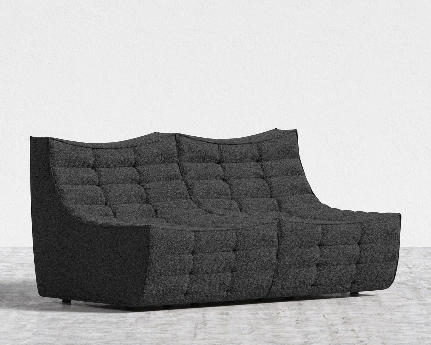 Tanner Sofa - Chatou Bouclé - Caviar