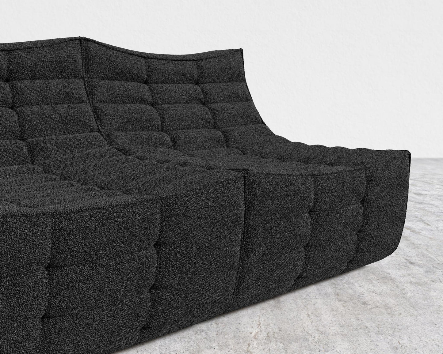 Tanner Sofa - Chatou Bouclé - Caviar