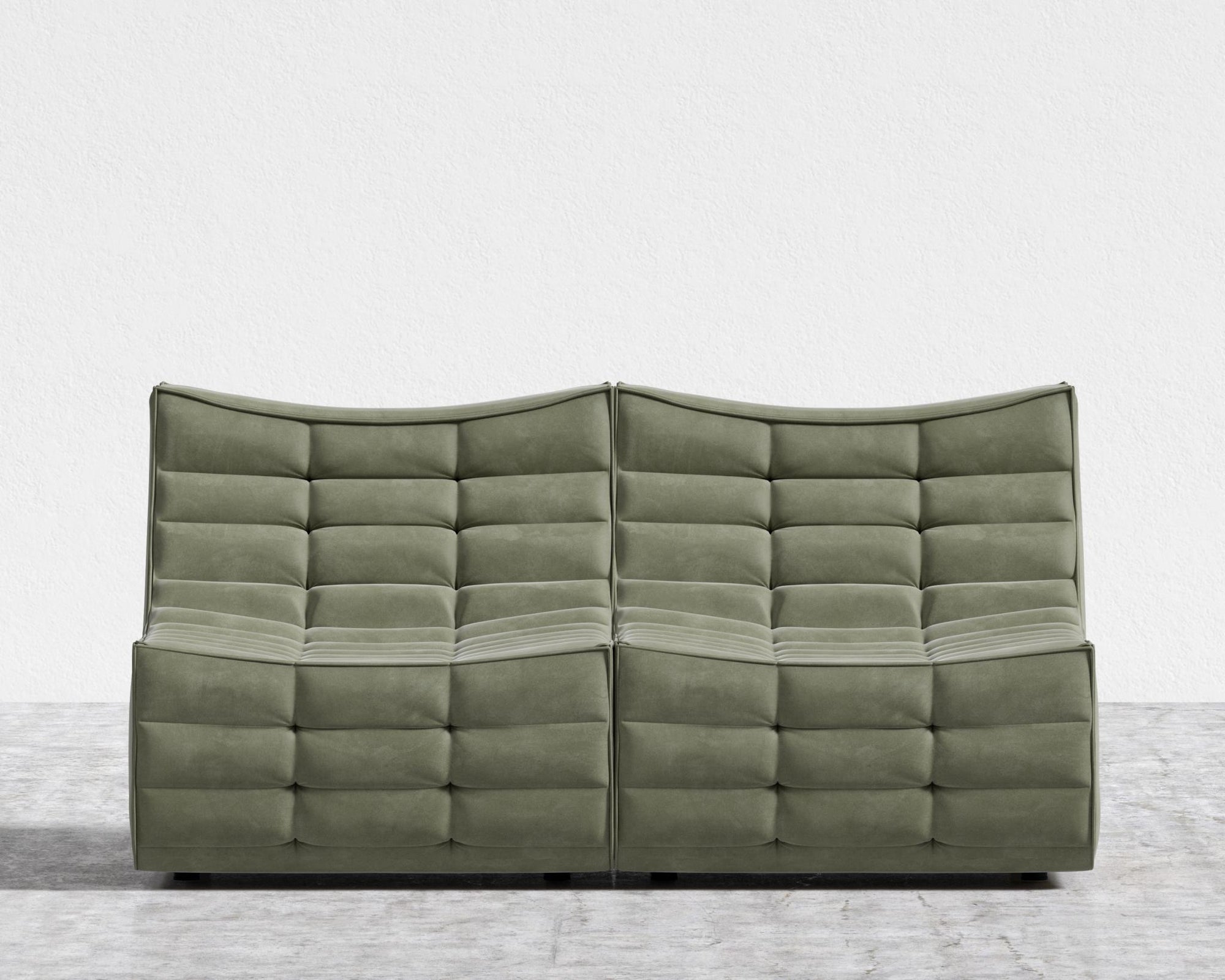 Tanner Sofa - Venice Vegan Suede - Sage