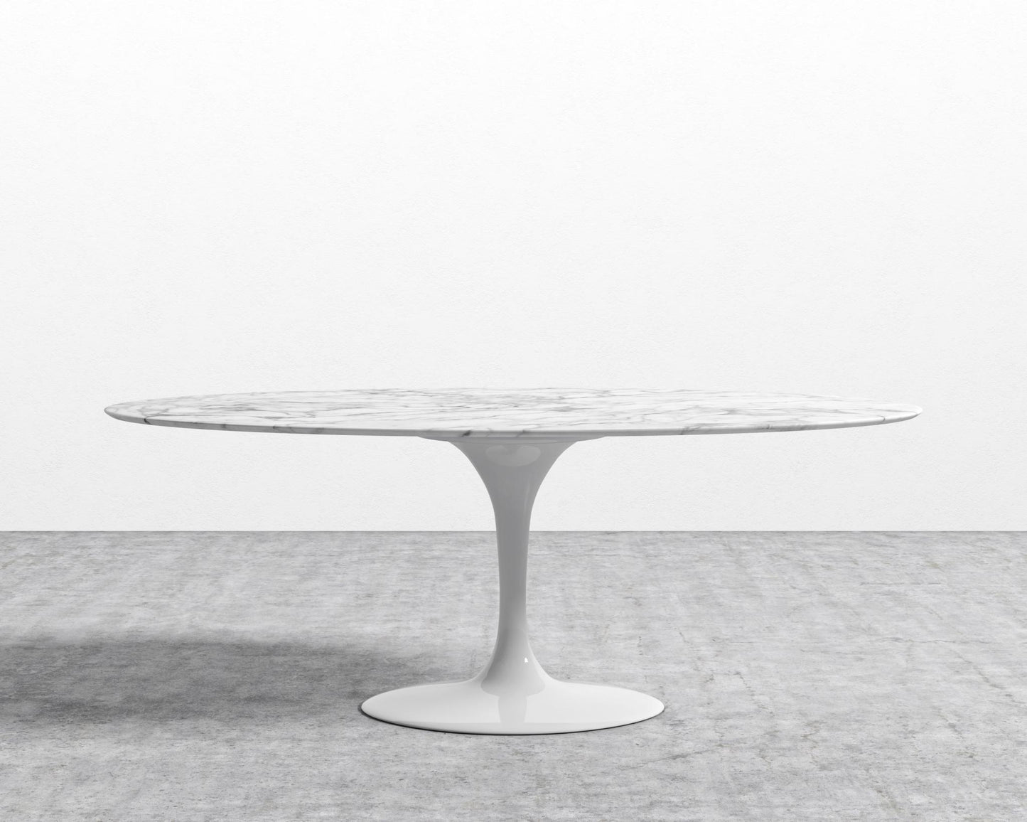 Tulip Table Oval - Carrara