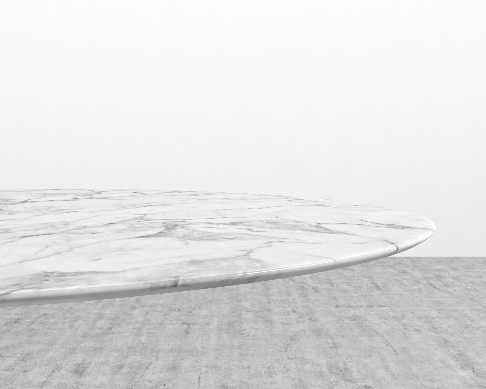 Tulip Table Oval - Carrara