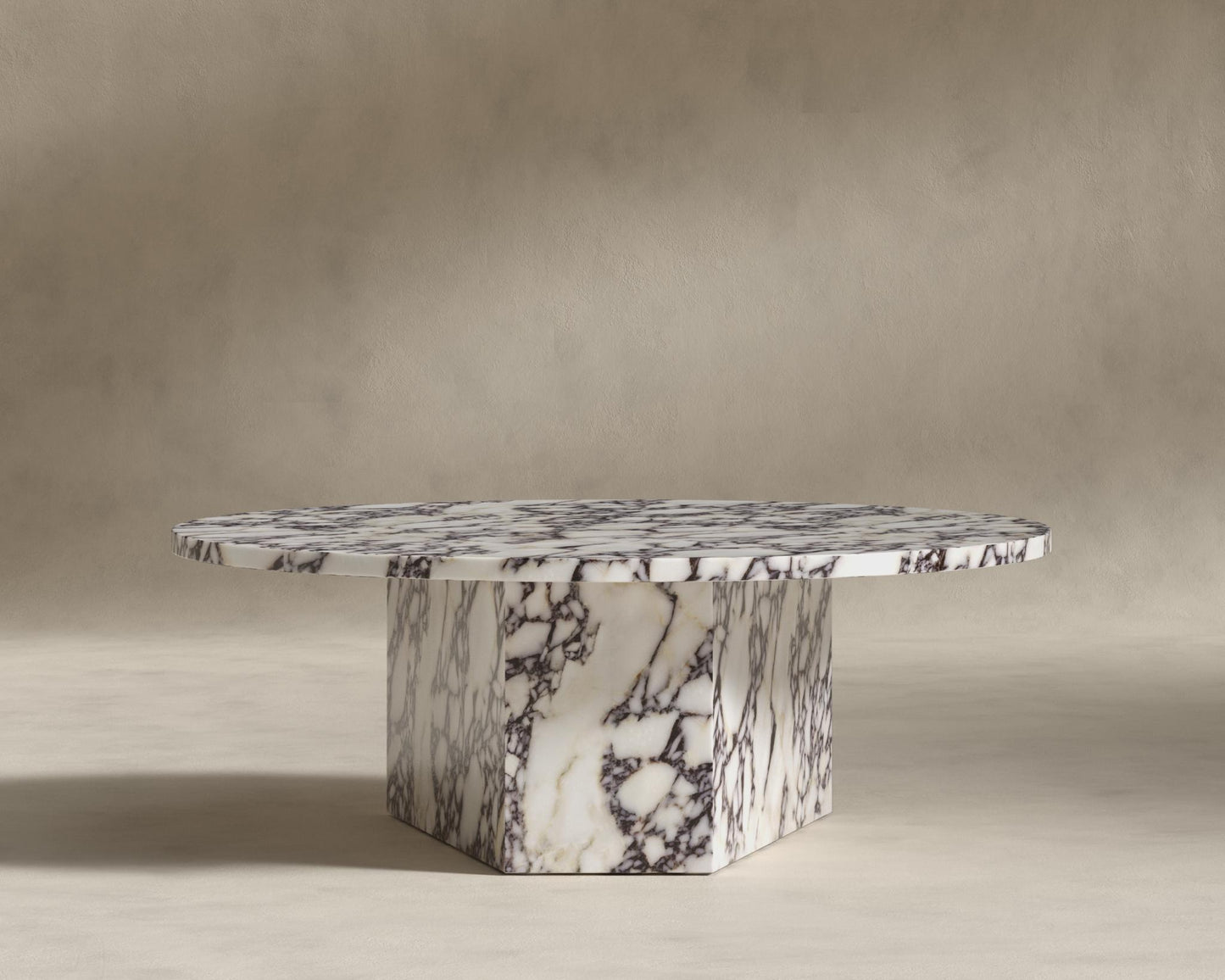 Romulus Nesting Coffee Table - Viola Marble
