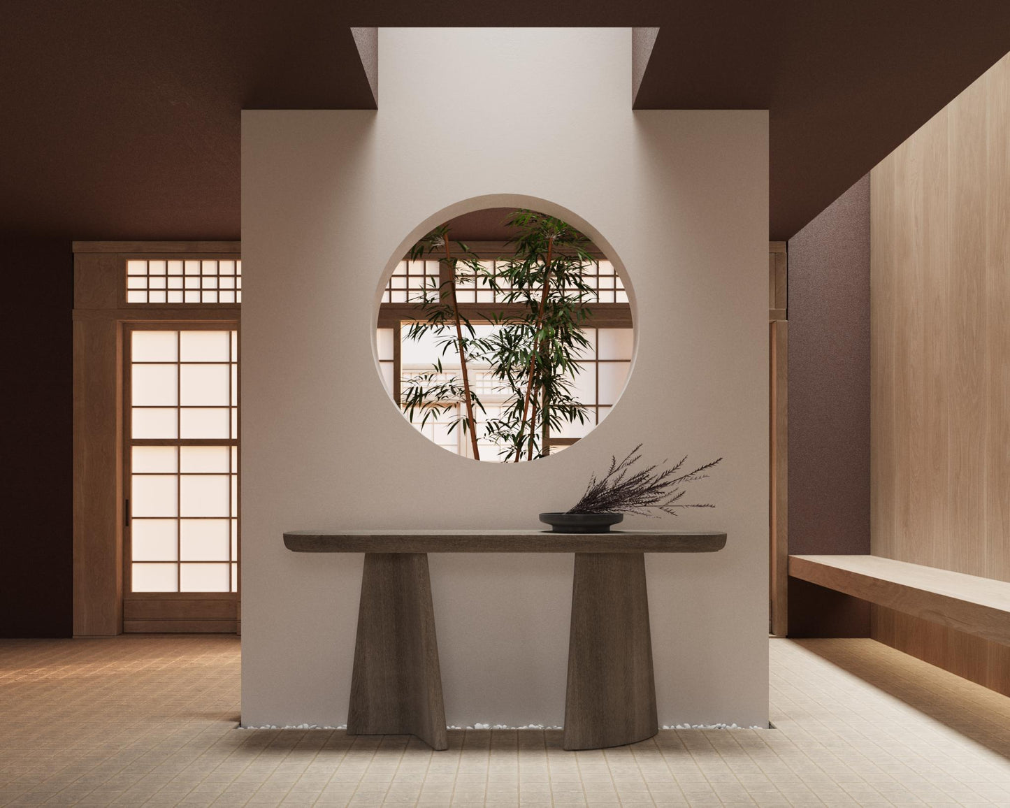 Verona Entryway Console Scene