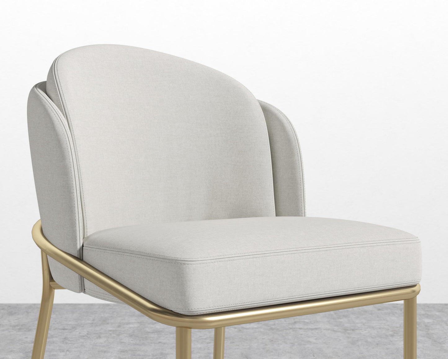 Angelo Counter Stool - Modern Felt - Alesund - Brass