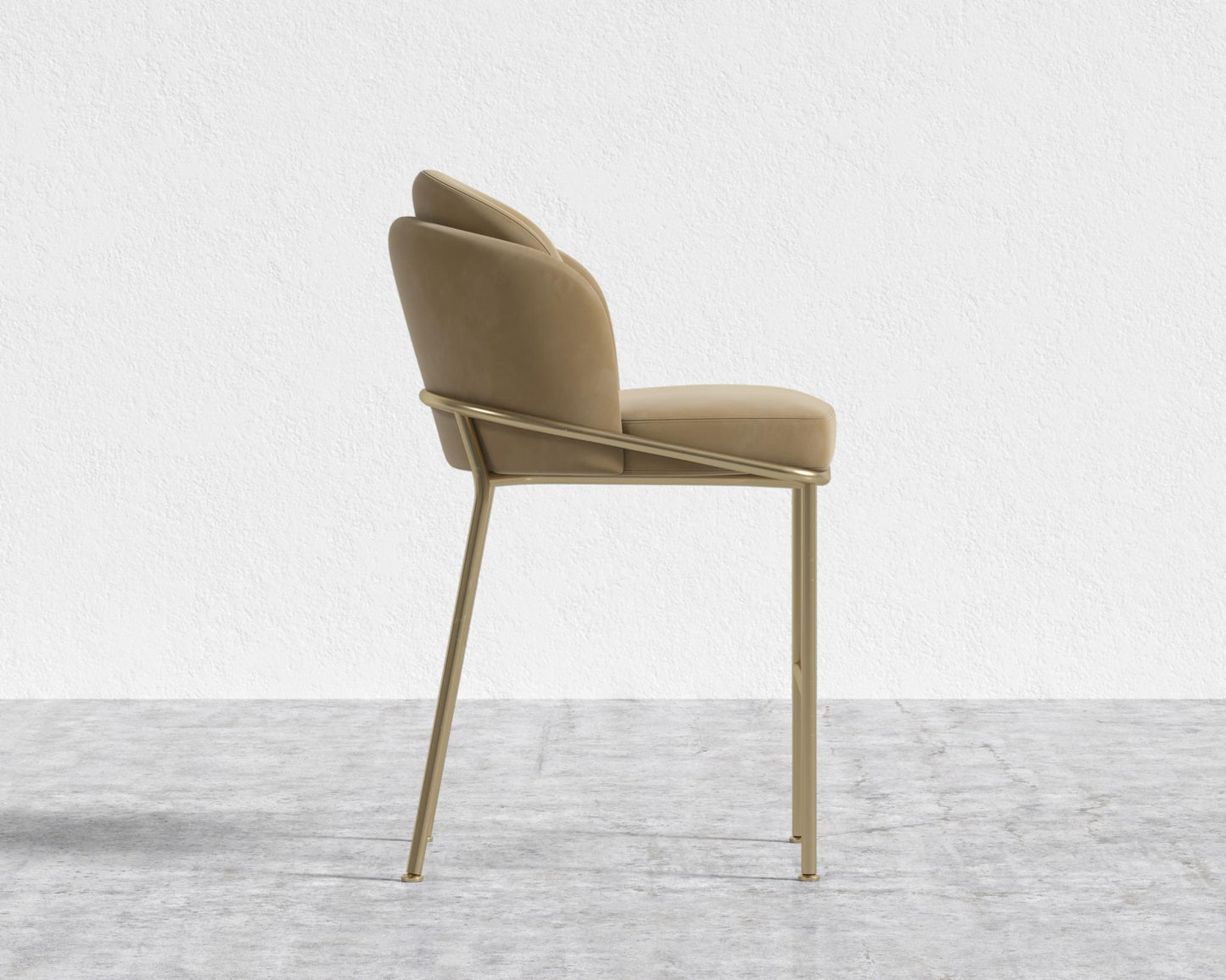 Angelo Counter Stool - Black - Angelo, Plush Velvet - Dune