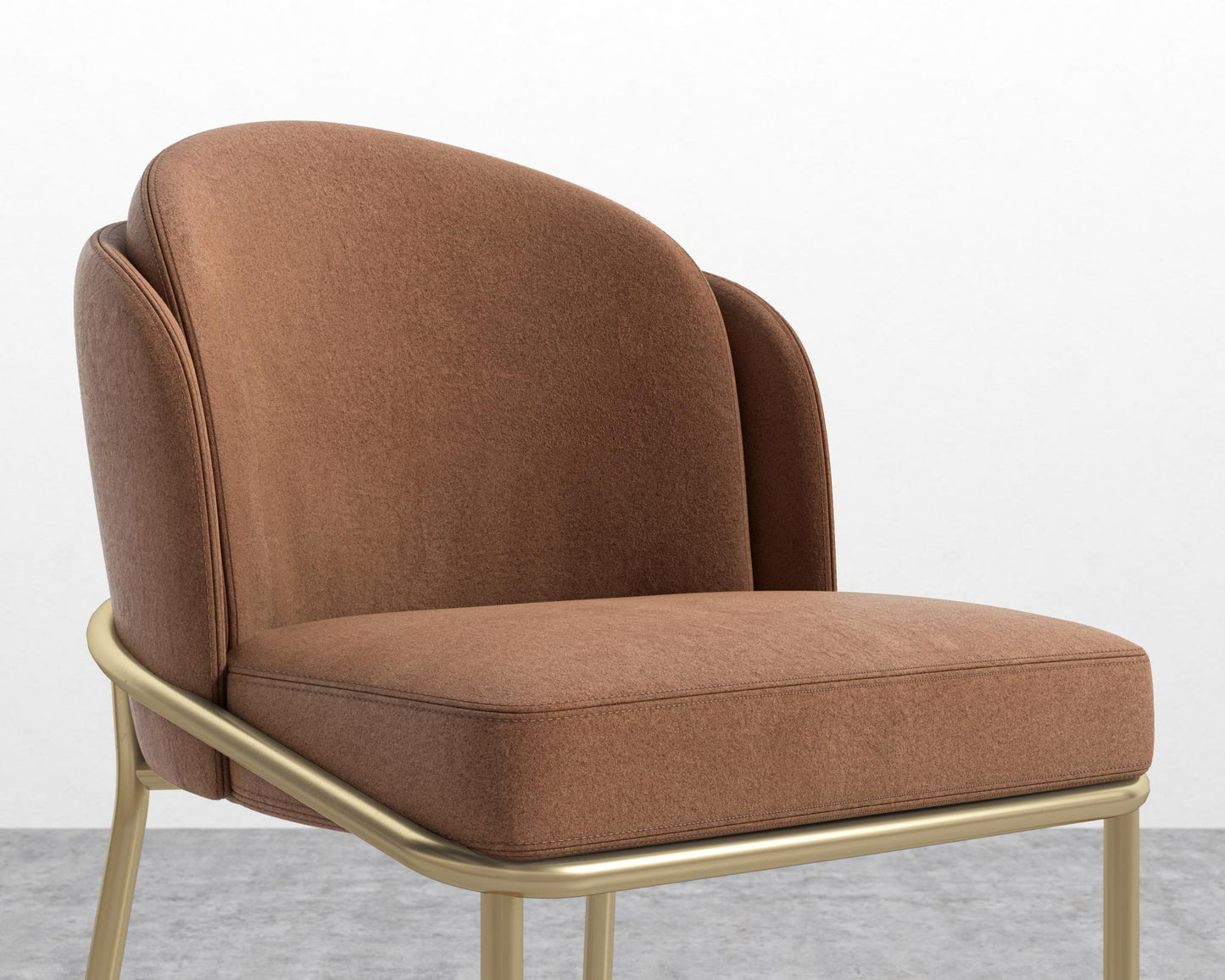 Angelo Counter Stool - Black - Angelo, Venice Vegan Suede - Cider