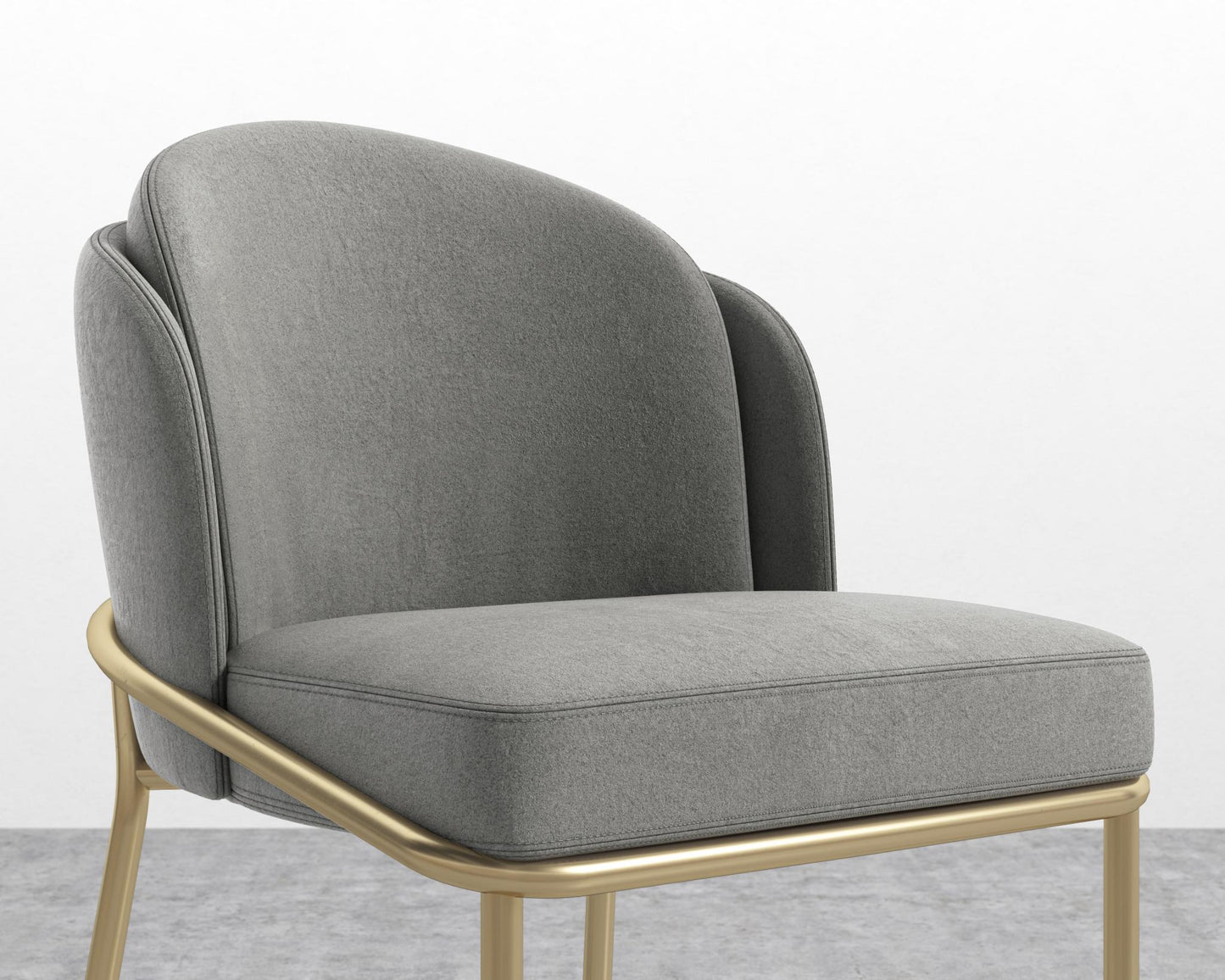 Angelo Counter Stool - Black - Angelo, Venice Vegan Suede - Strato