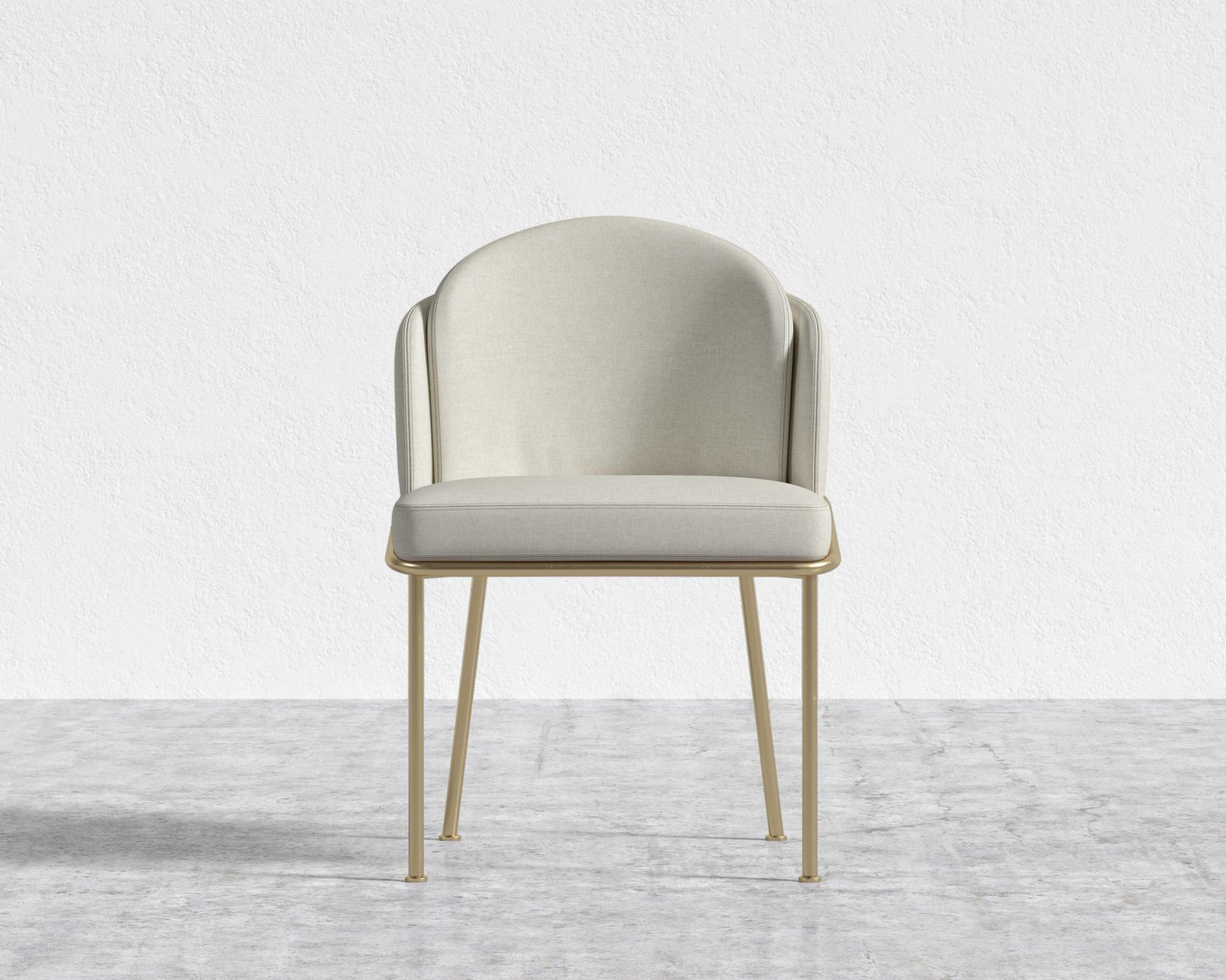 Angelo Dining Chair - Brass - Alesund