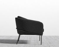 Angelo Lounge Chair - Black - Angelo, Chatou Bouclé - Caviar