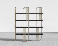 Apollo Bookshelf - Black Oak Veneer