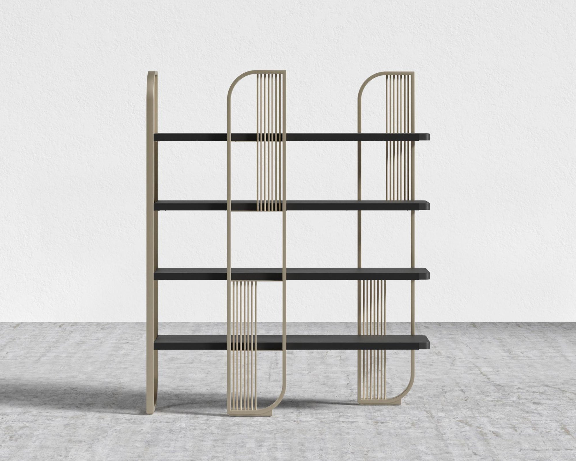 Apollo Bookshelf - Black Oak Veneer