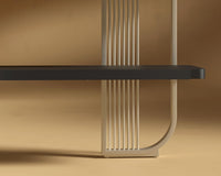 Apollo Bookshelf - Black Oak Veneer