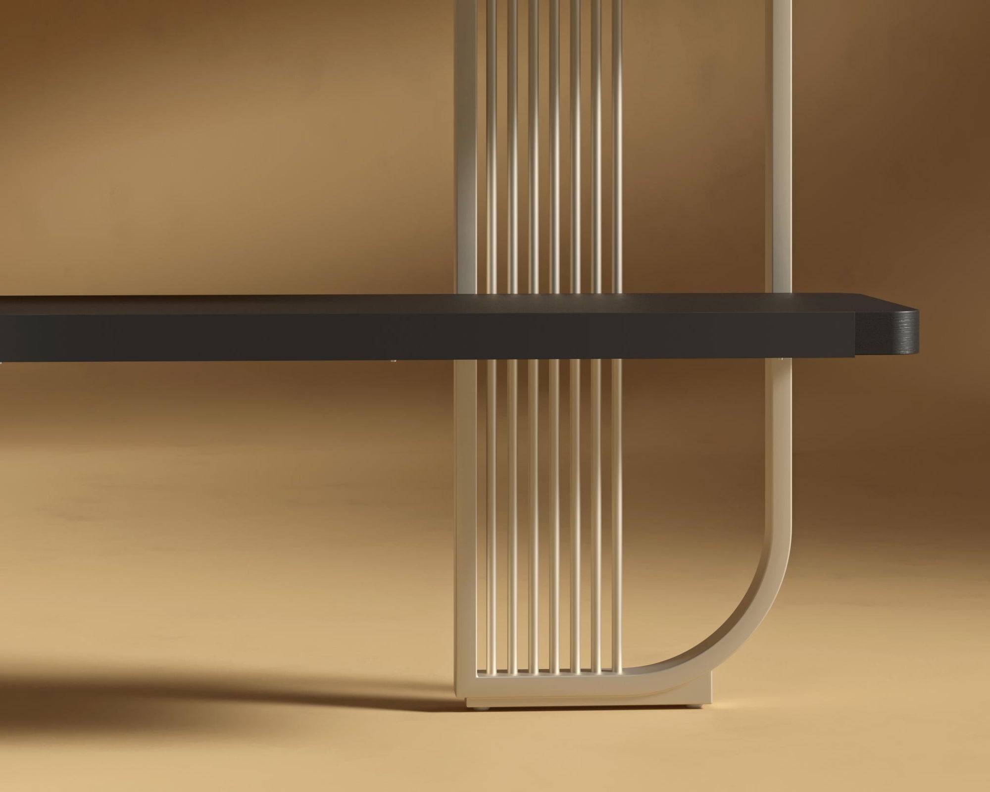 Apollo Bookshelf - Black Oak Veneer