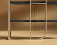 Apollo Bookshelf - Black Oak Veneer