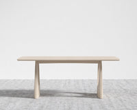 Arco Extendable Dining Table - Washed Natural Oak Veneer - Straight Grain