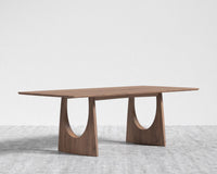Arco Extendable Dining Table - Walnut Veneer
