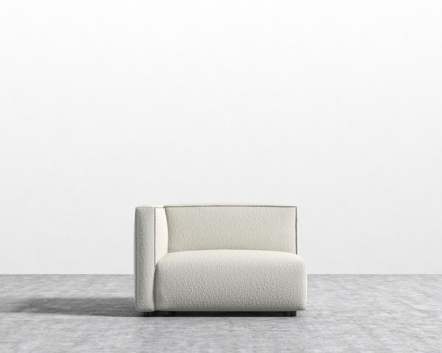 Arya Left Arm - Chatou Bouclé - Pearl