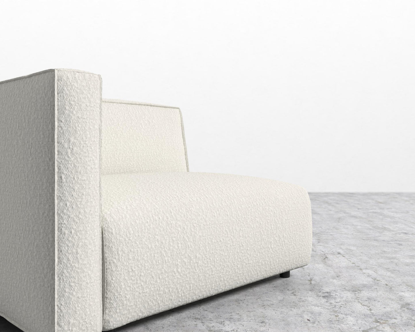 Arya Left Arm - Chatou Bouclé - Pearl