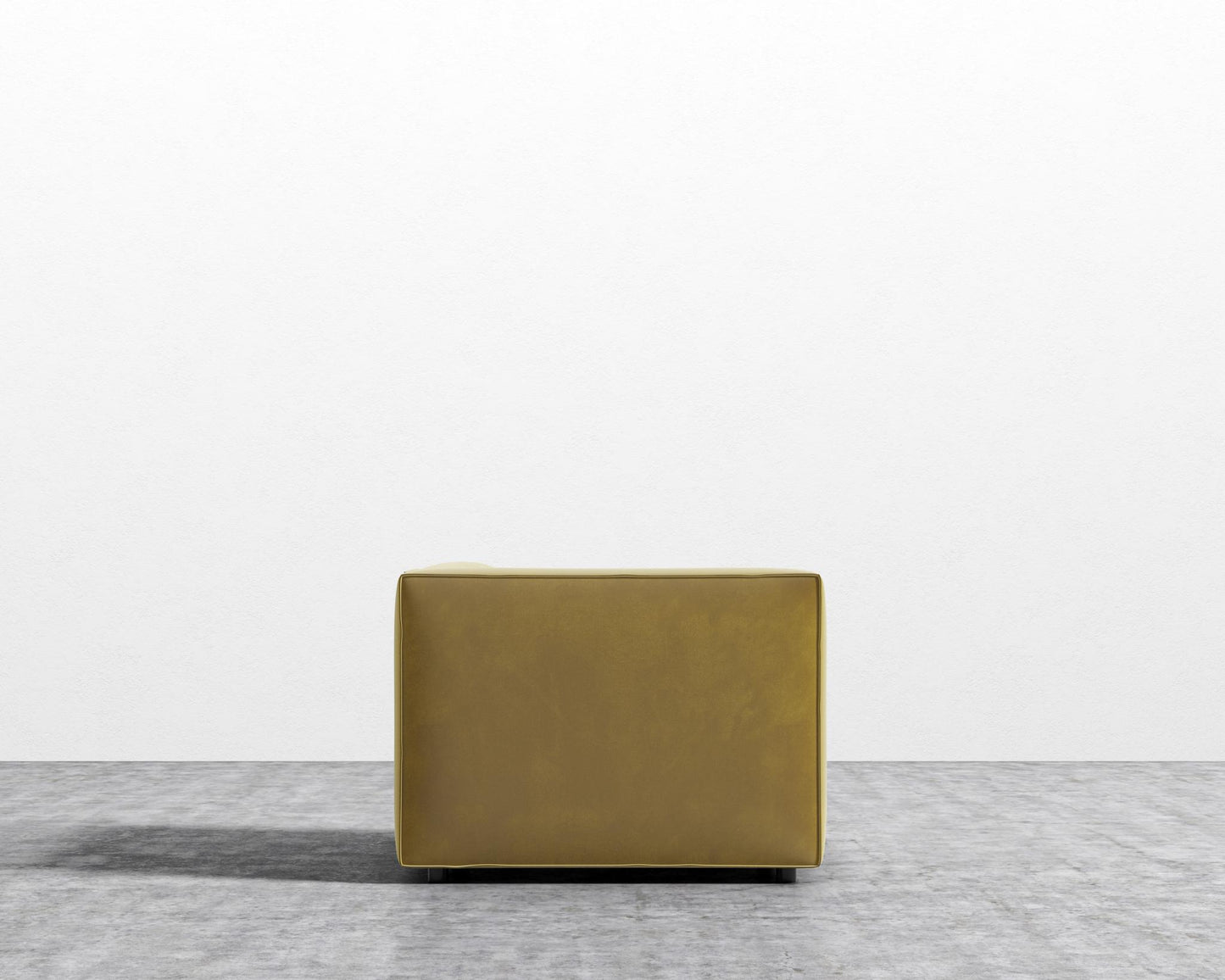 Arya Left Arm - Plush Velvet - Golden Beryl