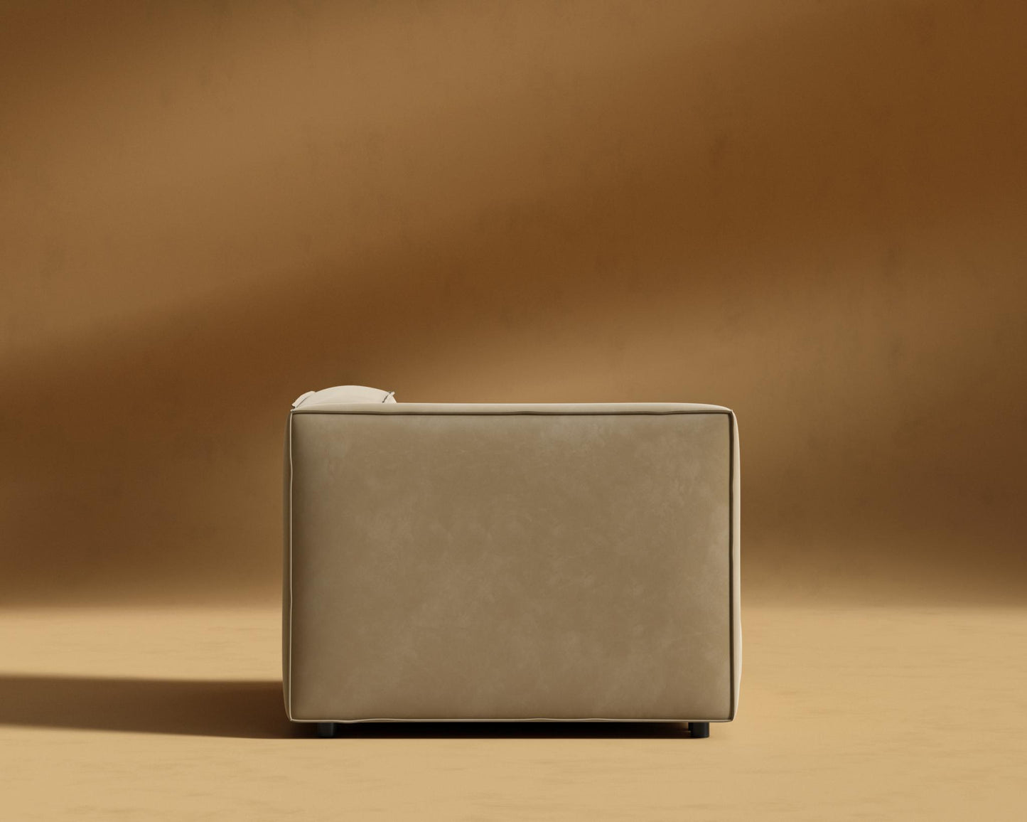 Arya Left Arm - Plush Velvet - Dune