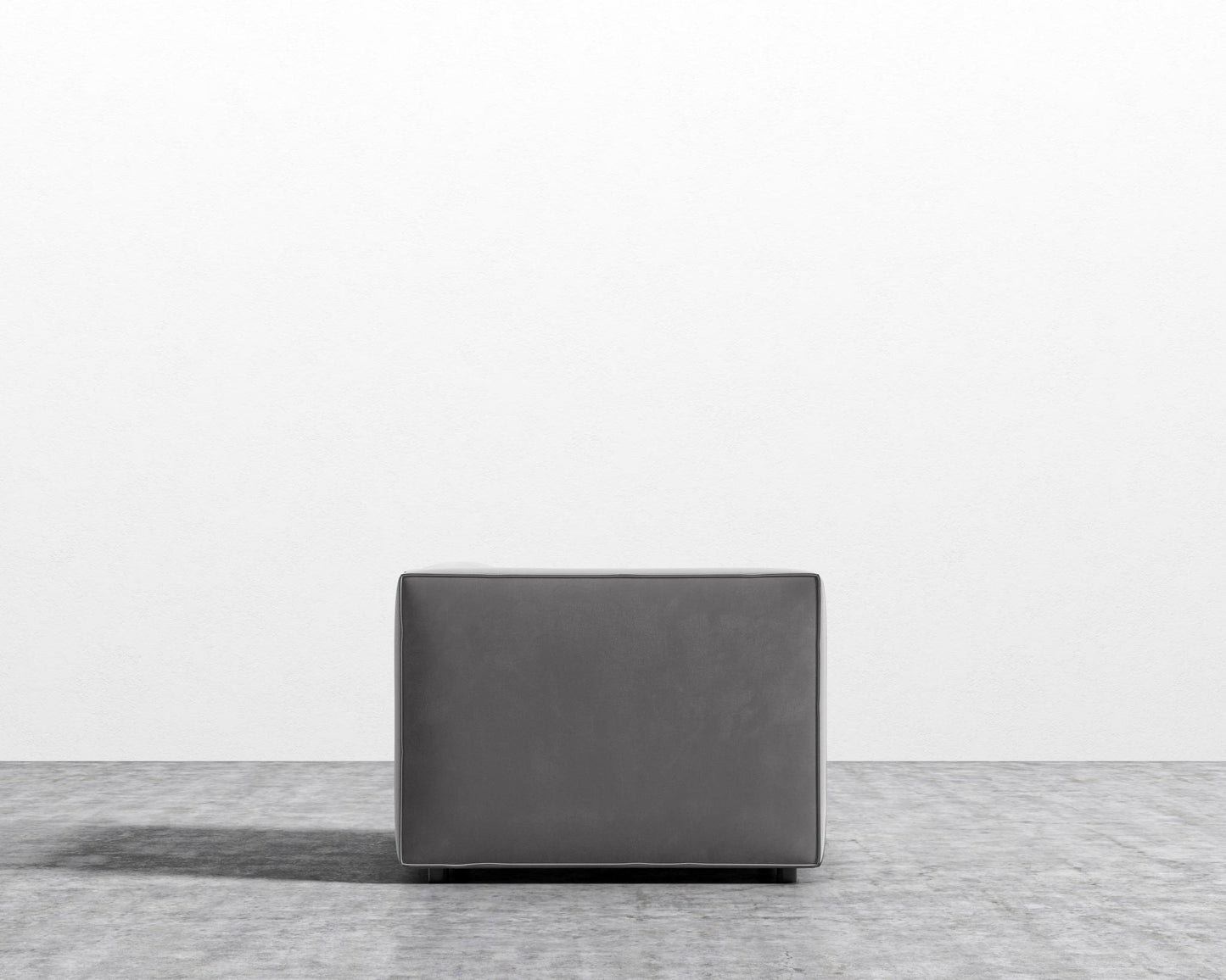 Arya Left Arm - Plush Velvet - Glacier Grey