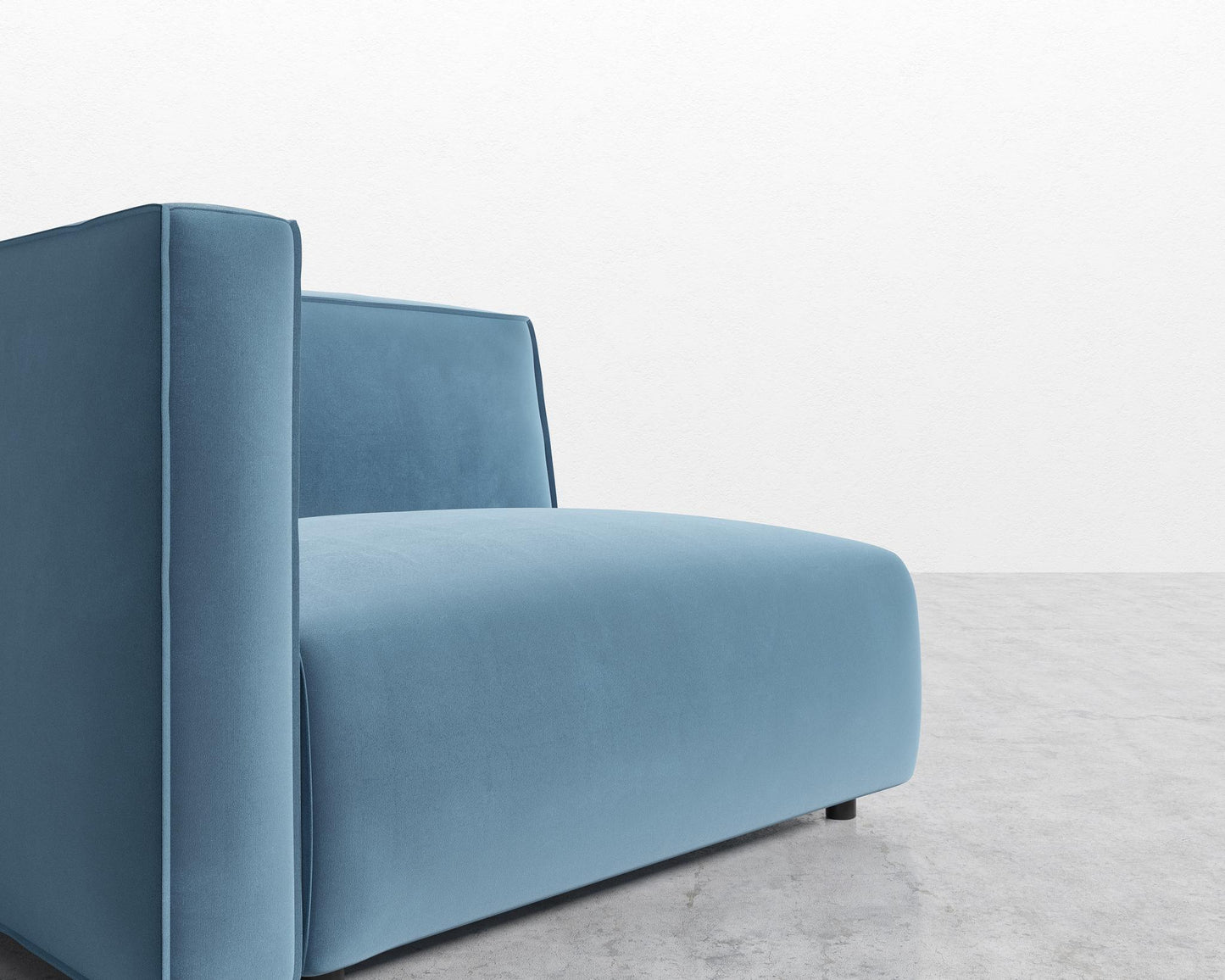 Arya Left Arm - Plush Velvet - Solstice